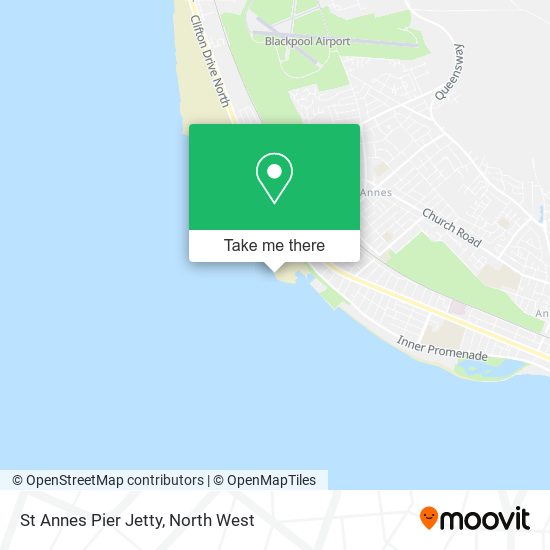 St Annes Pier Jetty map