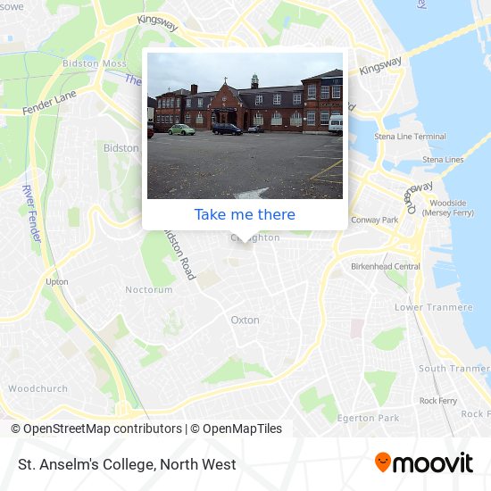 St. Anselm's College map