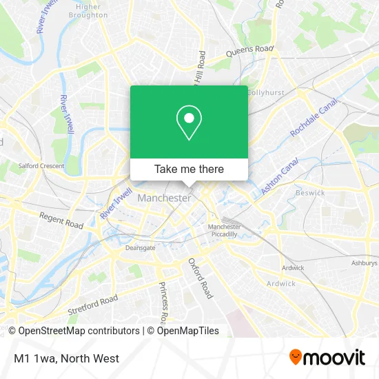M1 1wa map