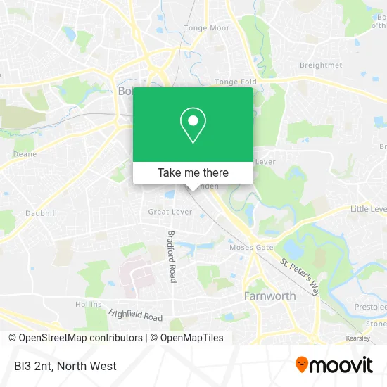 How to Get to Bl3 2nt in Bolton by Bus or Train?