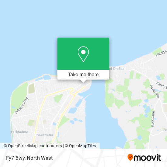 Fy7 6wy map