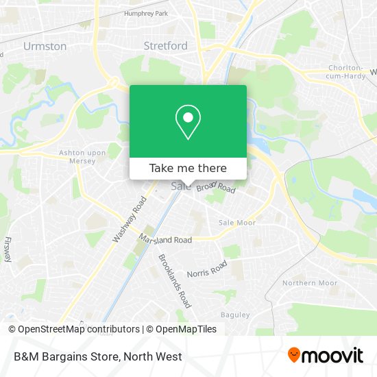 B&M Bargains Store map