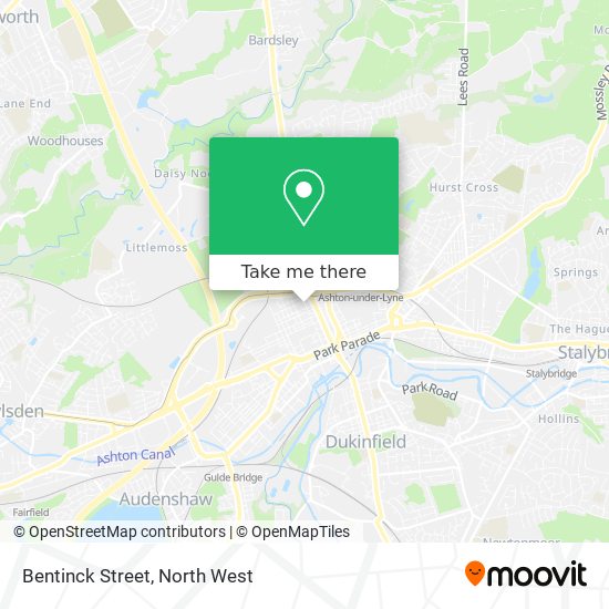Bentinck Street map