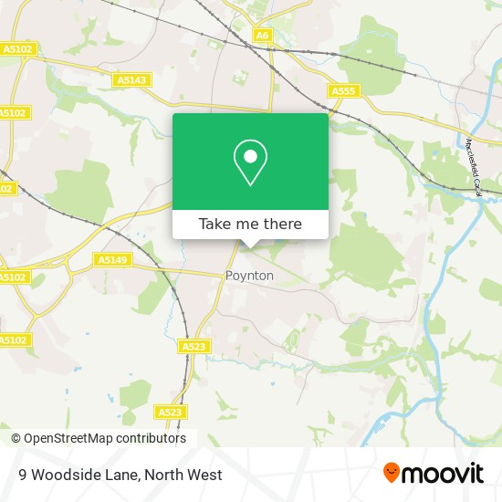 9 Woodside Lane map