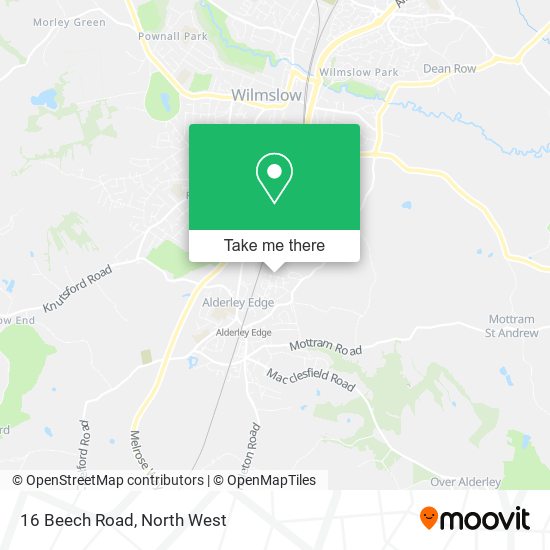 16 Beech Road map
