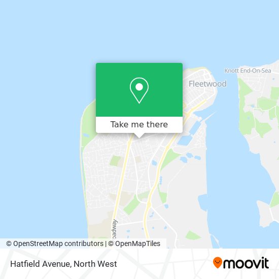 Hatfield Avenue map