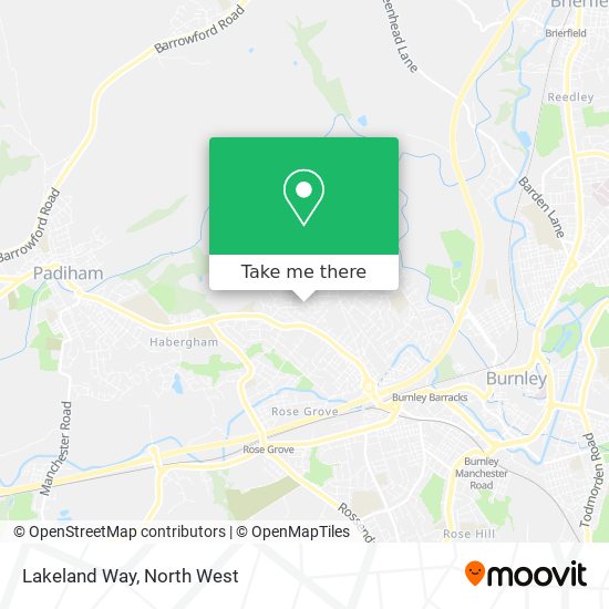 Lakeland Way map