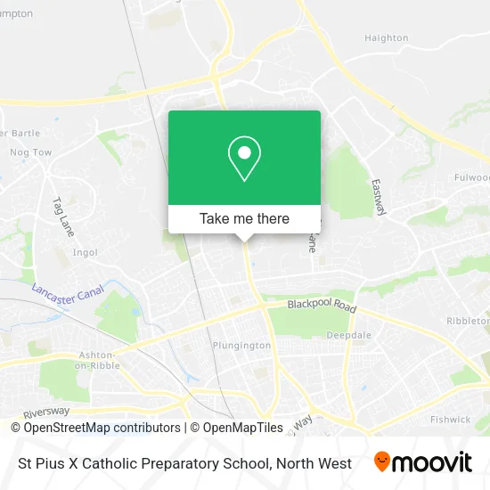 St Pius X Catholic Preparatory School map