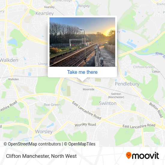Clifton Manchester map