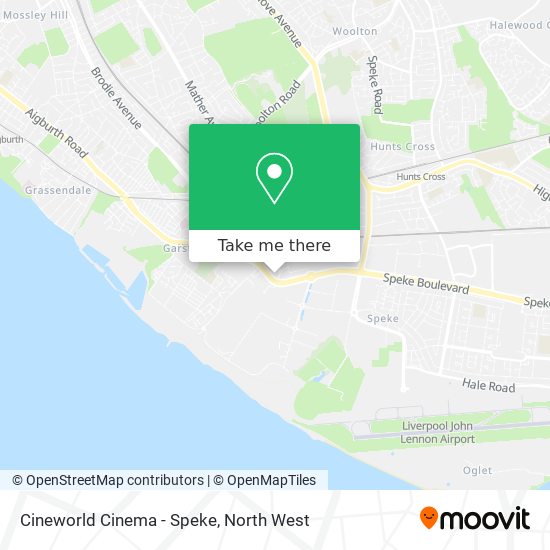 Cineworld Cinema - Speke map