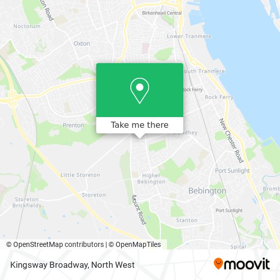 Kingsway Broadway map