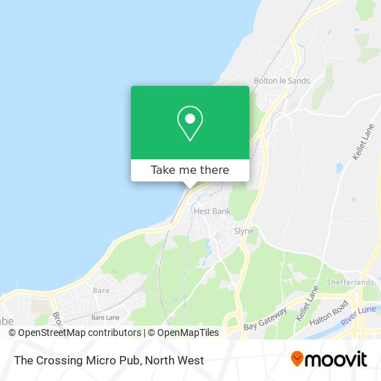 The Crossing Micro Pub map
