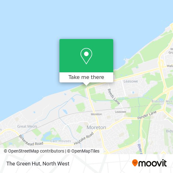 The Green Hut map