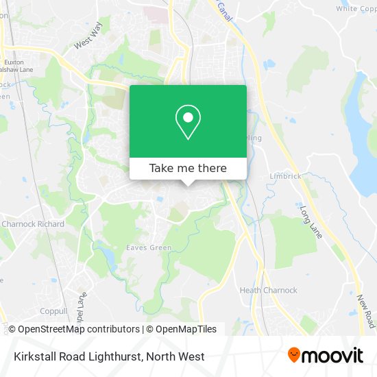 Kirkstall Road Lighthurst map