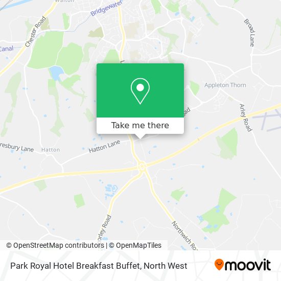 Park Royal Hotel Breakfast Buffet map