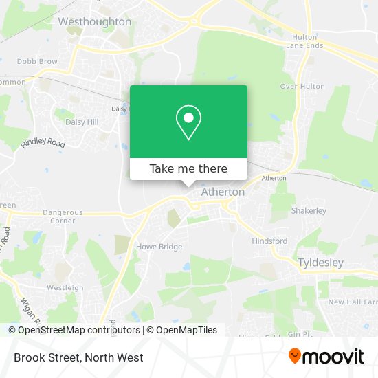Brook Street map