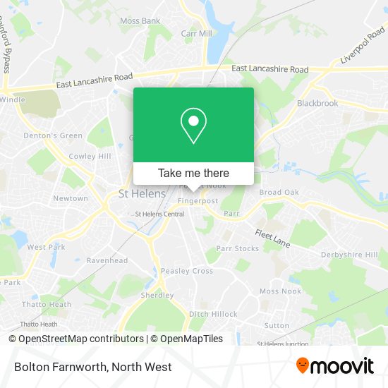 Bolton Farnworth map
