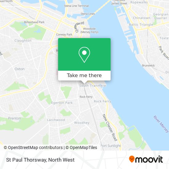 St Paul Thorsway map