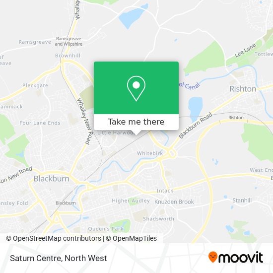 Saturn Centre map
