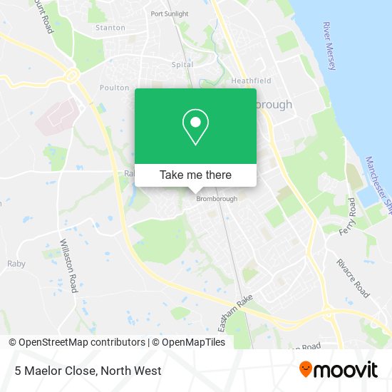 5 Maelor Close map