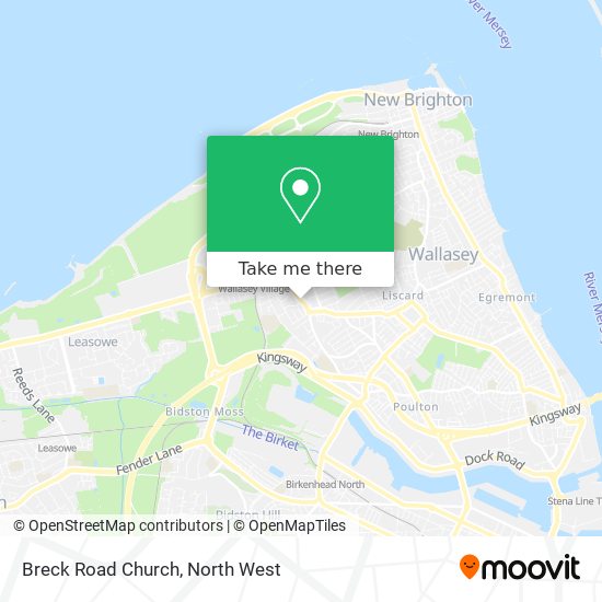 Breck Road Church map