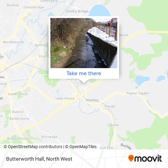 Butterworth Hall map