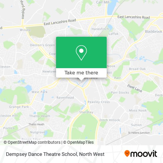 Dempsey Dance Theatre School map