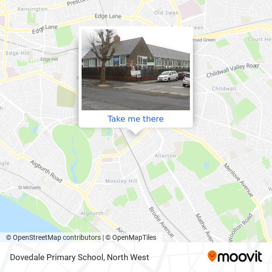 Dovedale Primary School map