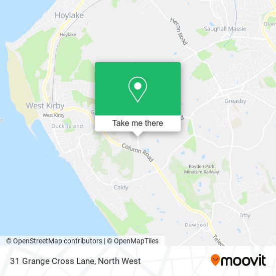 31 Grange Cross Lane map