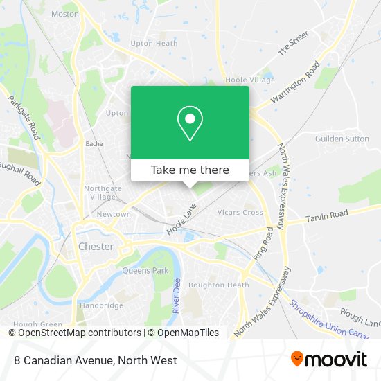 8 Canadian Avenue map