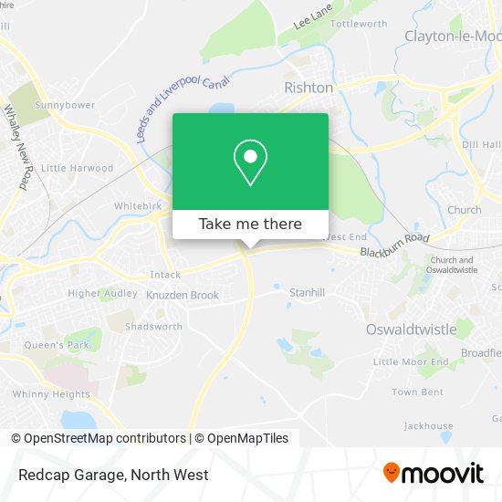 Redcap Garage map