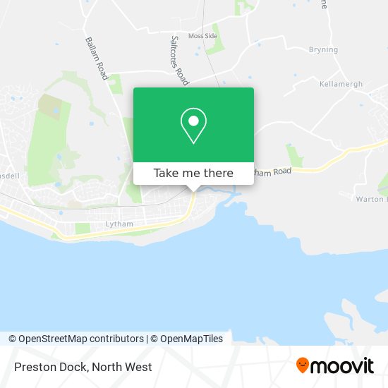 Preston Dock map