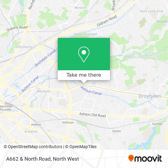 A662 & North Road map