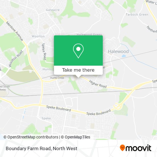 Boundary Farm Road map