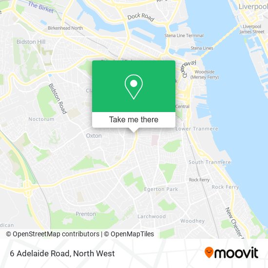 6 Adelaide Road map