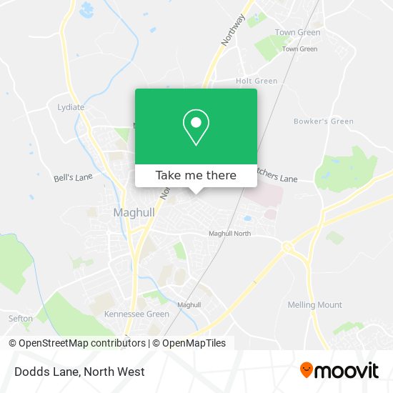 Dodds Lane map