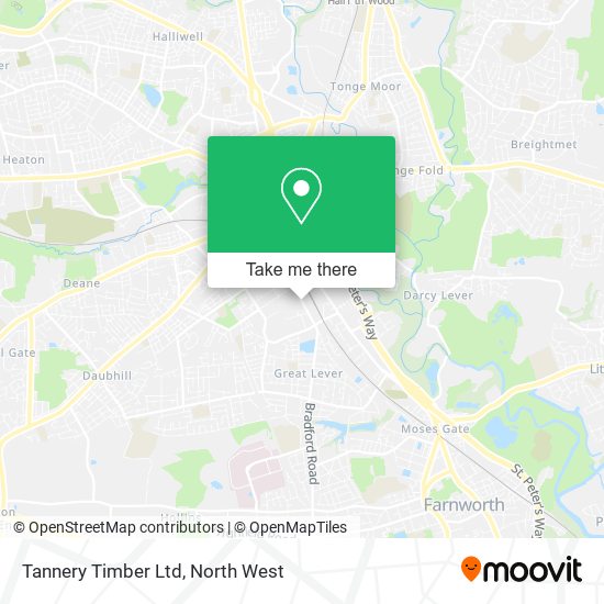 Tannery Timber Ltd map