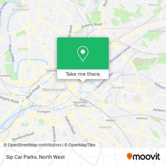 Sip Car Parks map