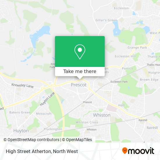 High Street Atherton map