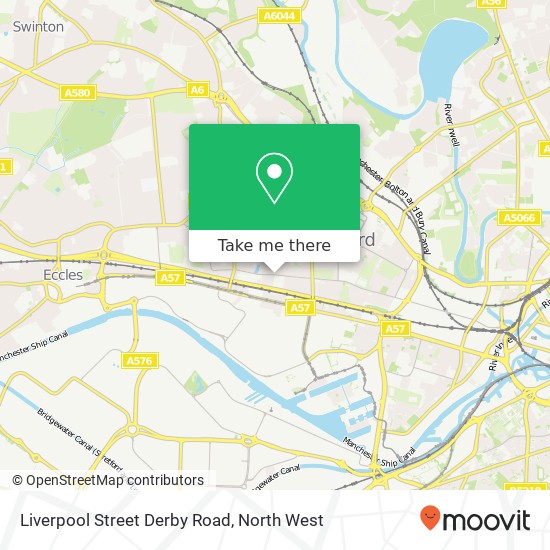 Liverpool Street Derby Road, Salford Salford M5 5 United Kingdom map