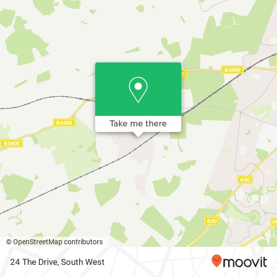 24 The Drive, Oakley Basingstoke map