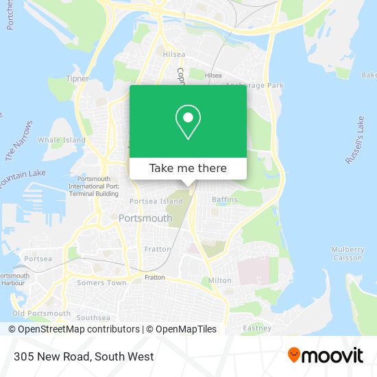 305 New Road map