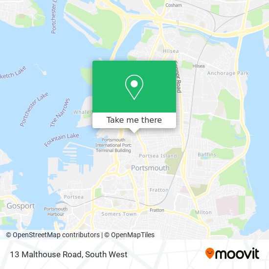 13 Malthouse Road map