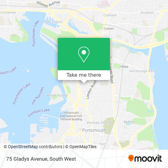 75 Gladys Avenue map
