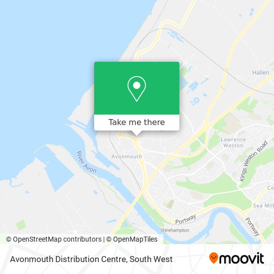 Avonmouth Distribution Centre map