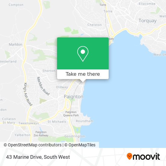 43 Marine Drive map
