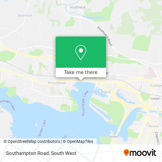 Southampton Road map