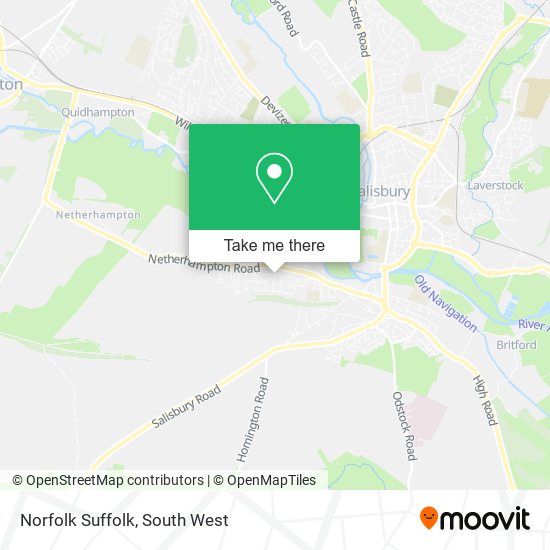 Norfolk Suffolk map