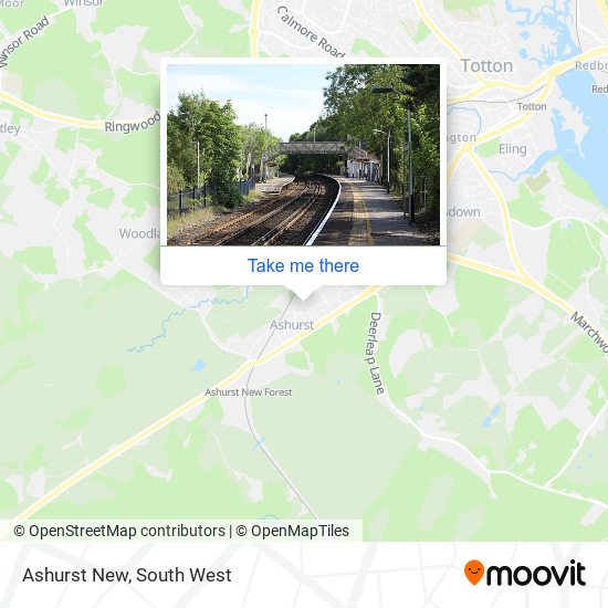 Ashurst New map