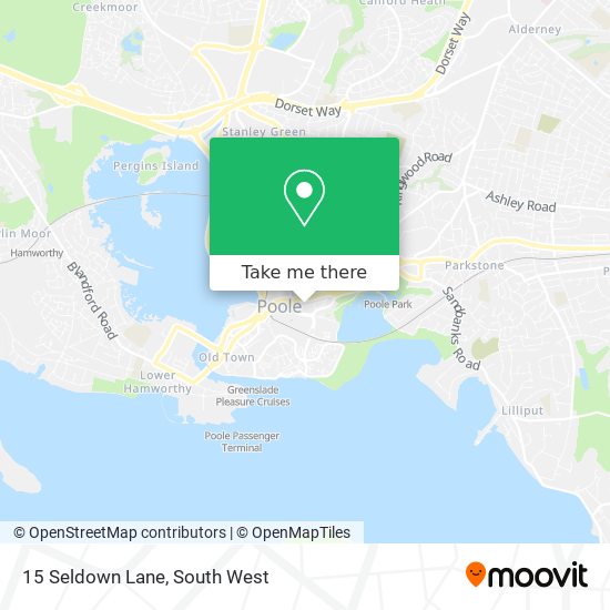 15 Seldown Lane map